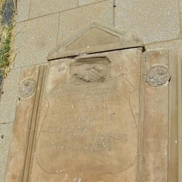 ADRIAANSE Johannes Gideon 1901-1953