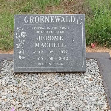 GROENEWALD Jerome Machell 1977-2012