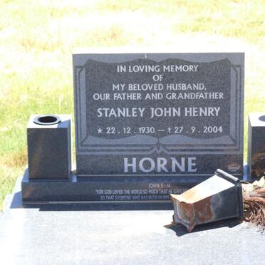 HORNE Stanley John Henry 1930-2004