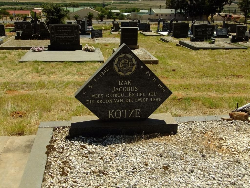 KOTZE Izak Jacobus 1942-1976