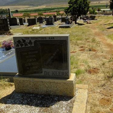 KLERK Johan Albertus, de 1956-1967