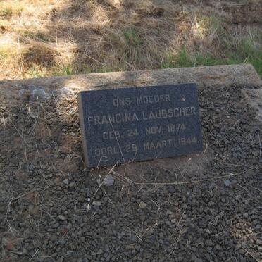 LAUBSCHER Francina 1874-1944