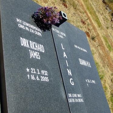 LAING Dirk Richard James 1932-2005 &amp; Susanna 1942-