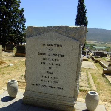 MOUTON Chris J. 1914-1959 &amp; Rina 1921-1994