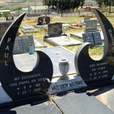 MERWE Paul, van der 1911-1986 &amp; Hetta 1914-2000