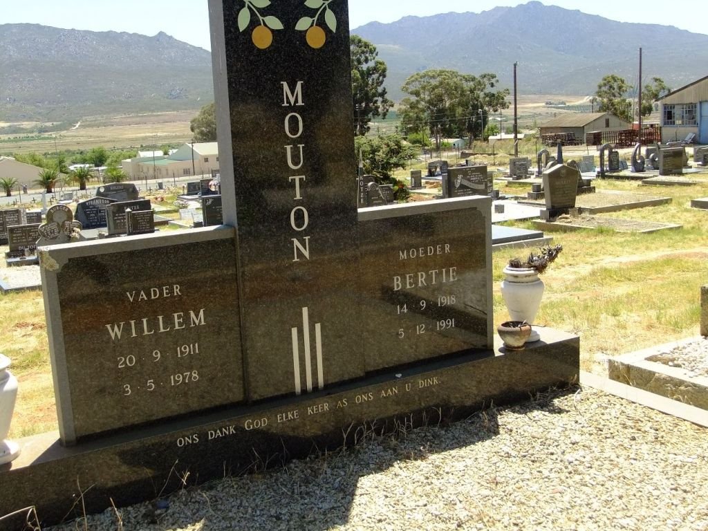 MOUTON Willem 1911-1978 &amp; Bertie 1918-1991