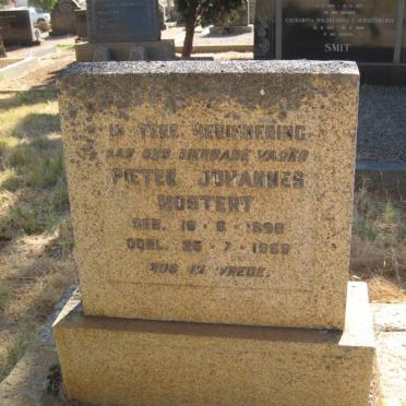 MOSTERT Pieter Johannes 1896-1959