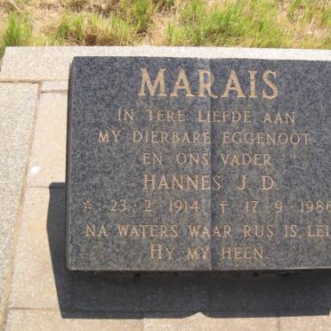 MARAIS J.D. 1914-1986
