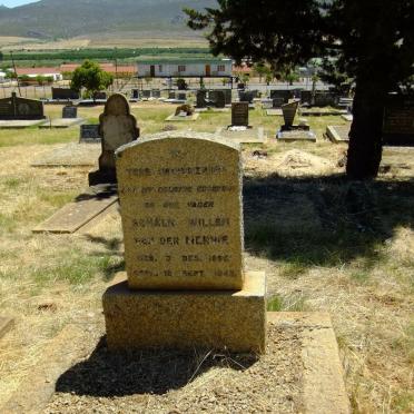 MERWE Schalk Willem, van der 1896-1949