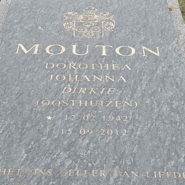 MOUTON Dorothea Johanna nee OOSTHUIZEN 1942-2012