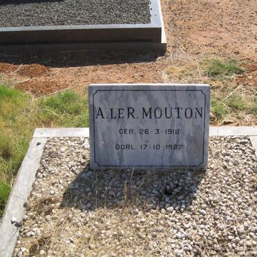 MOUTON A. Le R. 1918-1987