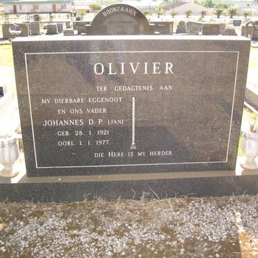 OLIVIER Johannes D.P. 1921-1977