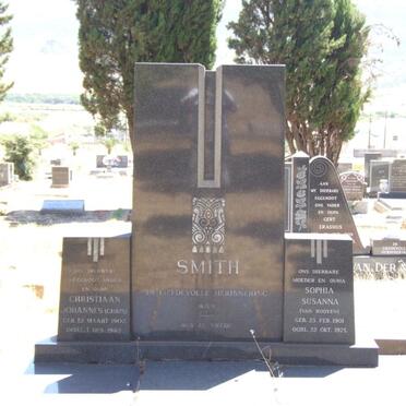 SMITH Christiaan Johannes 1902-1965 &amp; Sophia Susanna VAN ROOYEN 1901-1975