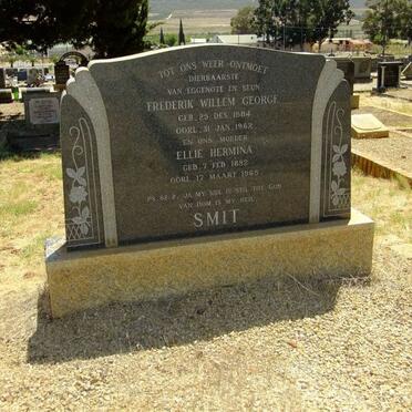 SMIT Frederik Willem G. 1884-1962 &amp; Ellie Hermina 1892-1965