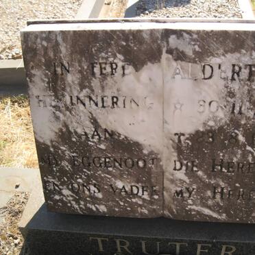 TRUTER ? Aldert G.S. 1894-1989