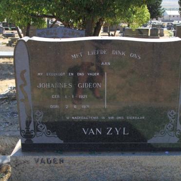 ZYL Johannes Gideon, van 1921-1971