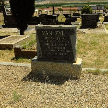 ZYL Johannes P., van 1890-1980 &amp; Wilhelmina P. BURGER 18?0-1943