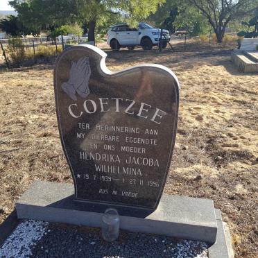COETZEE Hendrika Jacoba Wilhelmina 1939-1996