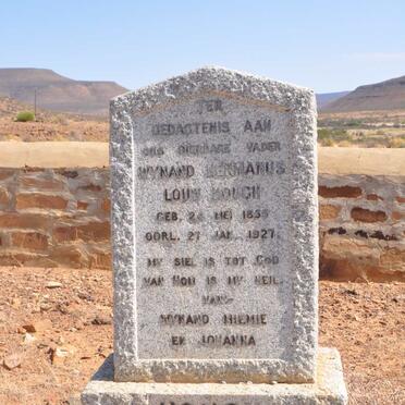 HOUGH Wynand Hermanus Louw 1855-1927