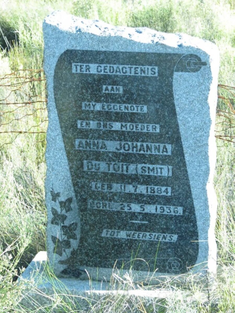 TOIT Anna Johanna, du nee SMIT 1884-1936