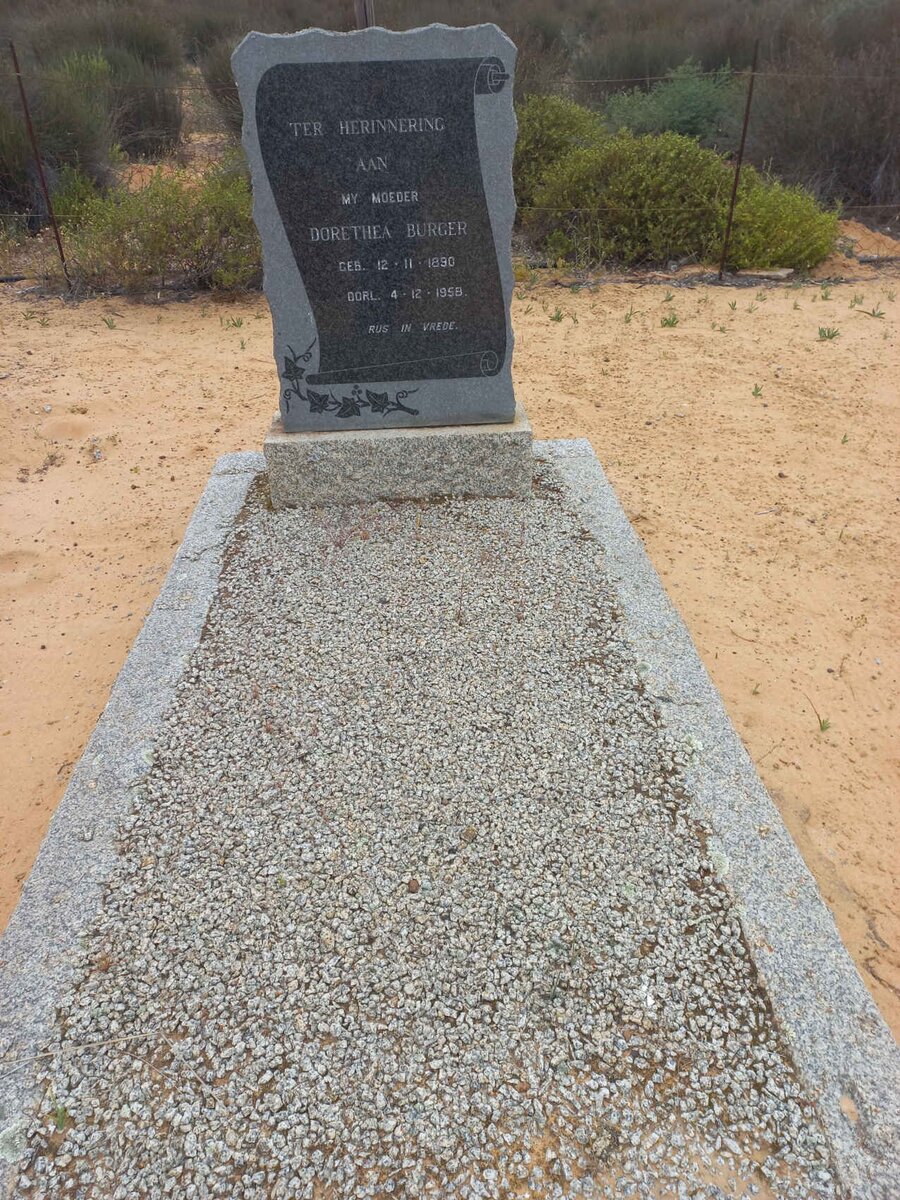 BURGER Dorethea 1890-1958