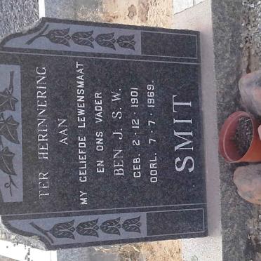 SMIT Ben J.S.W. 1901-1969