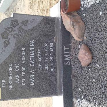 SMIT Maria Catharina nee KOTZE 1908-1995