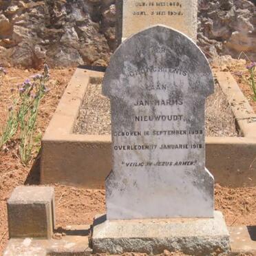 NIEUWOUDT Jan Harms 1898-1918