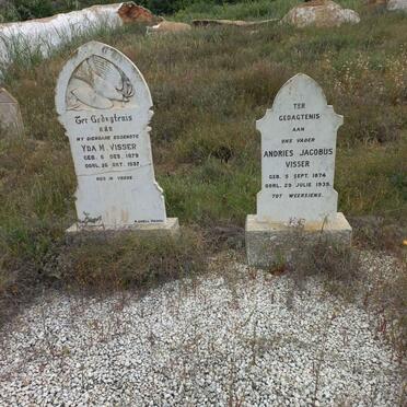 VISSER Andries Jacobus 1874-1939 & Yda M. 1879-1937