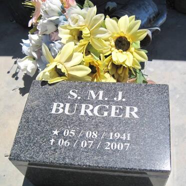 BURGER S.M.J. 1941-2007