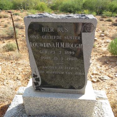 HOUGH Louwdina H.M. 1899-1960