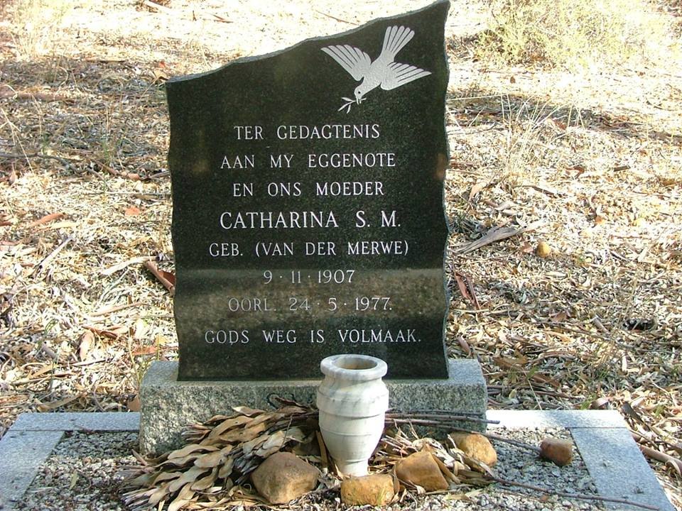 SMIT Catharina S.M. nee VAN DER MERWE 1907-1977