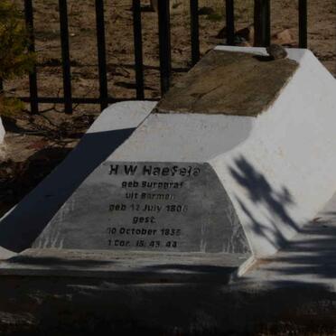 HAEFELE H.W. 1806-1835