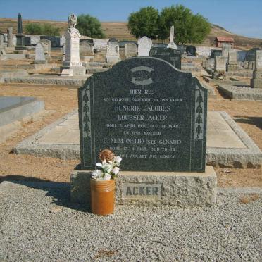 ACKER Hendrik Jacobus Loubser -1939 &amp; C.M.M. GENADE -1965