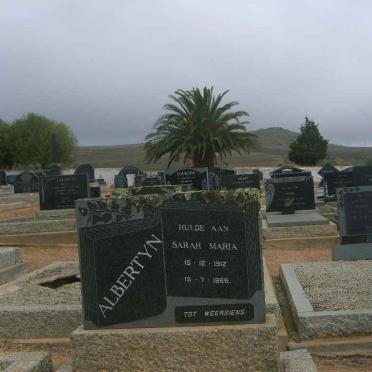 ALBERTYN Sarah Maria 1912-1966