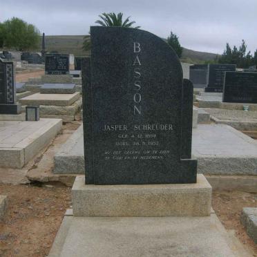 BASSON Jasper Schreüder 1898-1957