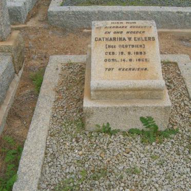 EHLERS Catharina W. nee BESTBIER 1883-1952