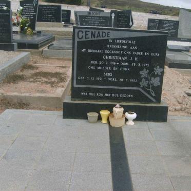 GENADE Christiaan J.H. 1916-1973 &amp; Bebs 1921-1993