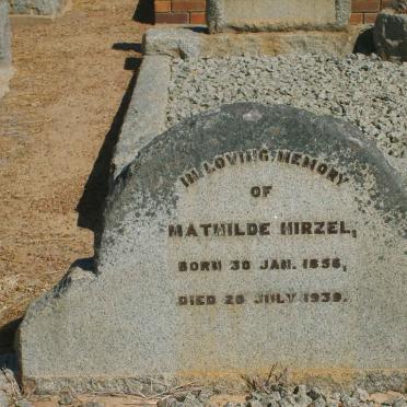 HIRZEL Mathilde 1856-1938