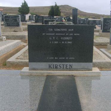 KIRSTEN G.T.C. 1915-1962