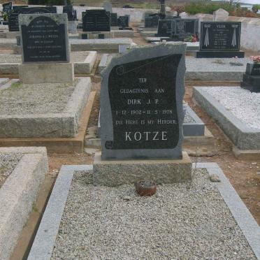 KOTZE Dirk J.P. 1902-1978