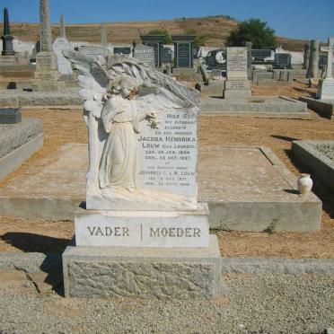 LOUW Johannes C. V.H. 1871-1940 &amp; Jacoba Hendrika LOUBSER 1884-1937