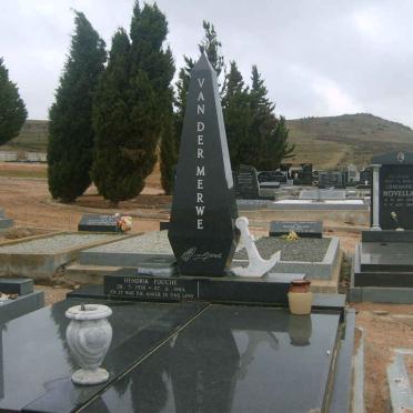 MERWE Hendrik Fouche, van der 1938-1984