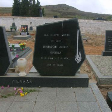 PIENAAR Huibrecht Aletta 1904-1996