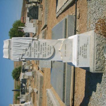 PIENAAR Paul Johannes 1876-1938 &amp; Maria Petronella Elizabeth DE WAAL 1880-1847