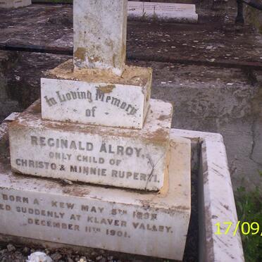 RUPERTI Reginald Alroy 1897-1901
