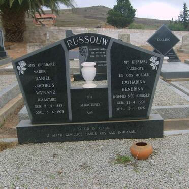 RUSSOUW Daniël Jacobus Wynand 1889-1979 &amp; Catharina Hendrina LOUBSER 1901-1976