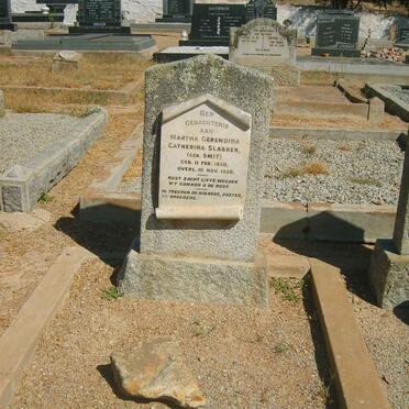 SLABBER Martha Gerendina Catherina nee SMIT 1860-1930