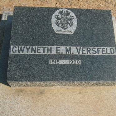VERSFELD Gwyneth E.M. 1915-1990