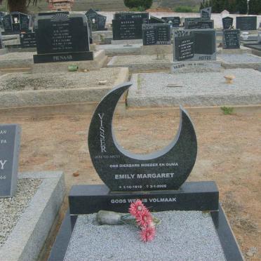 VISSER Emily Margaret, nee V.D. SPUY 1919-2005